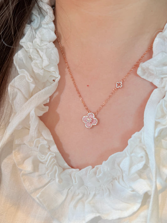 Sakura Clover Bracelet