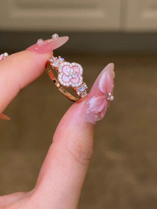 Sakura Clover Bracelet