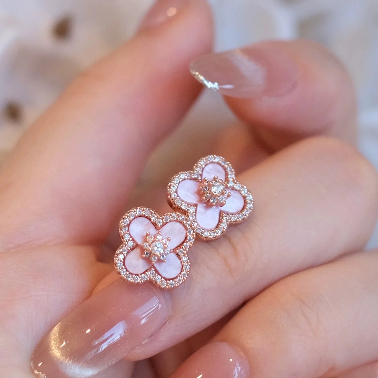Sakura Clover Bracelet
