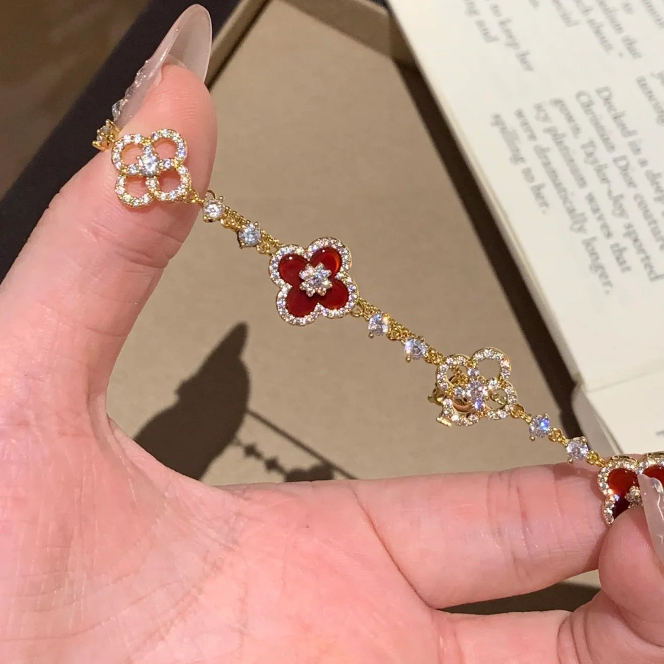 Red Clover Bracelet