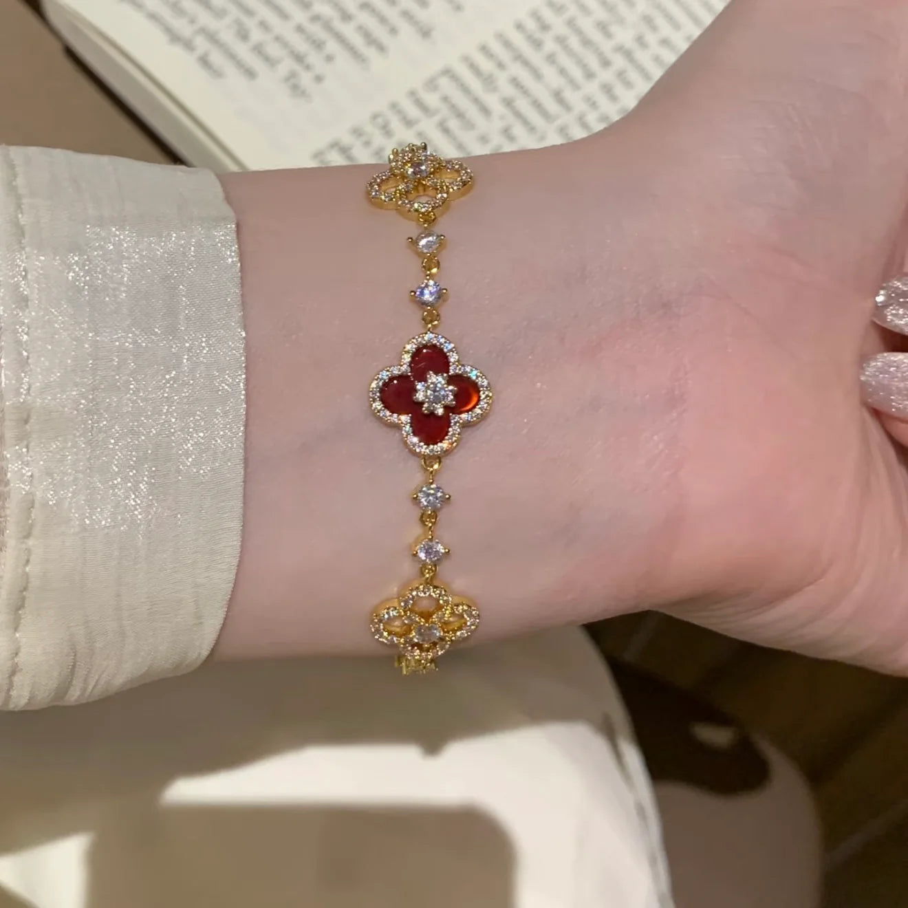 Red Clover Bracelet