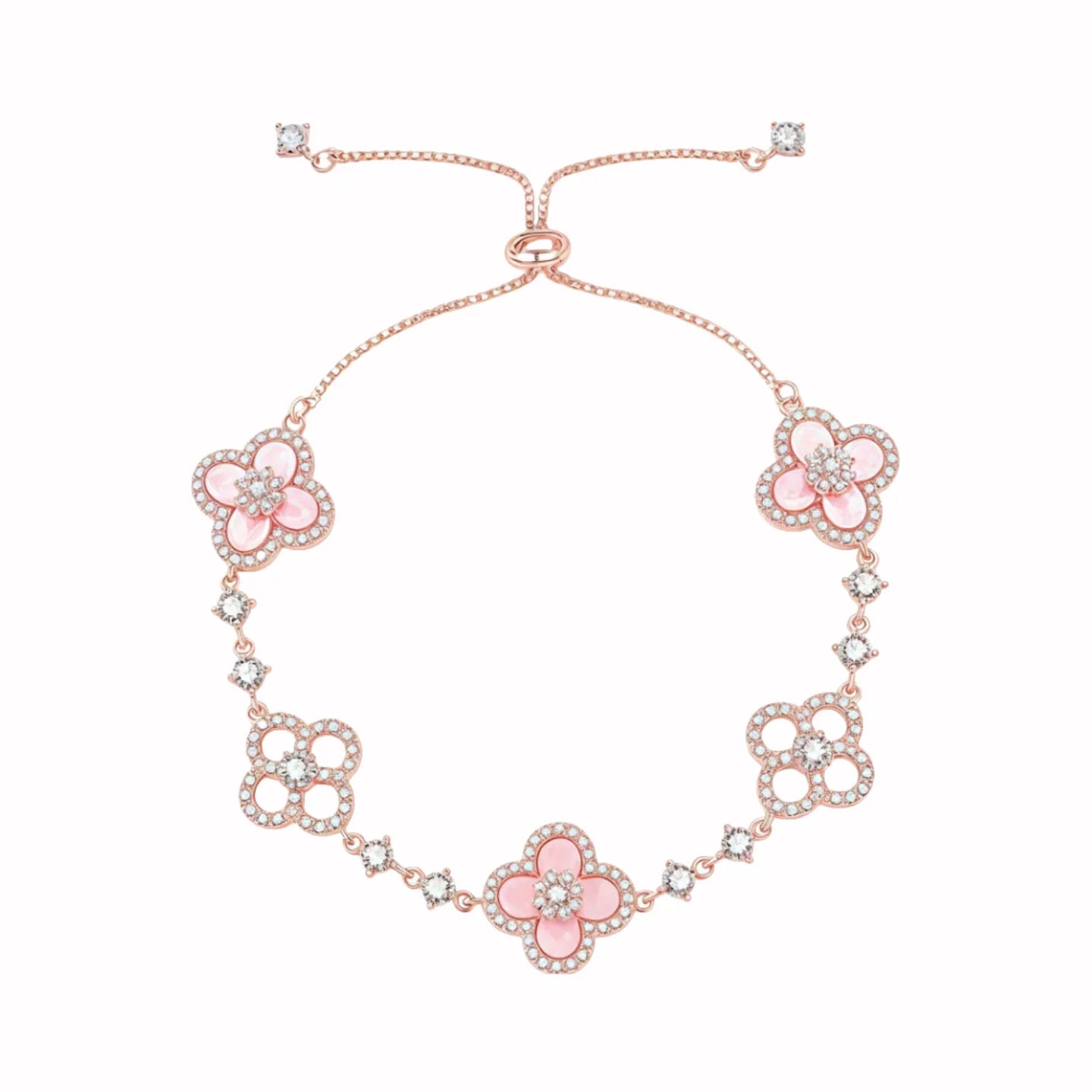 Sakura Clover Bracelet